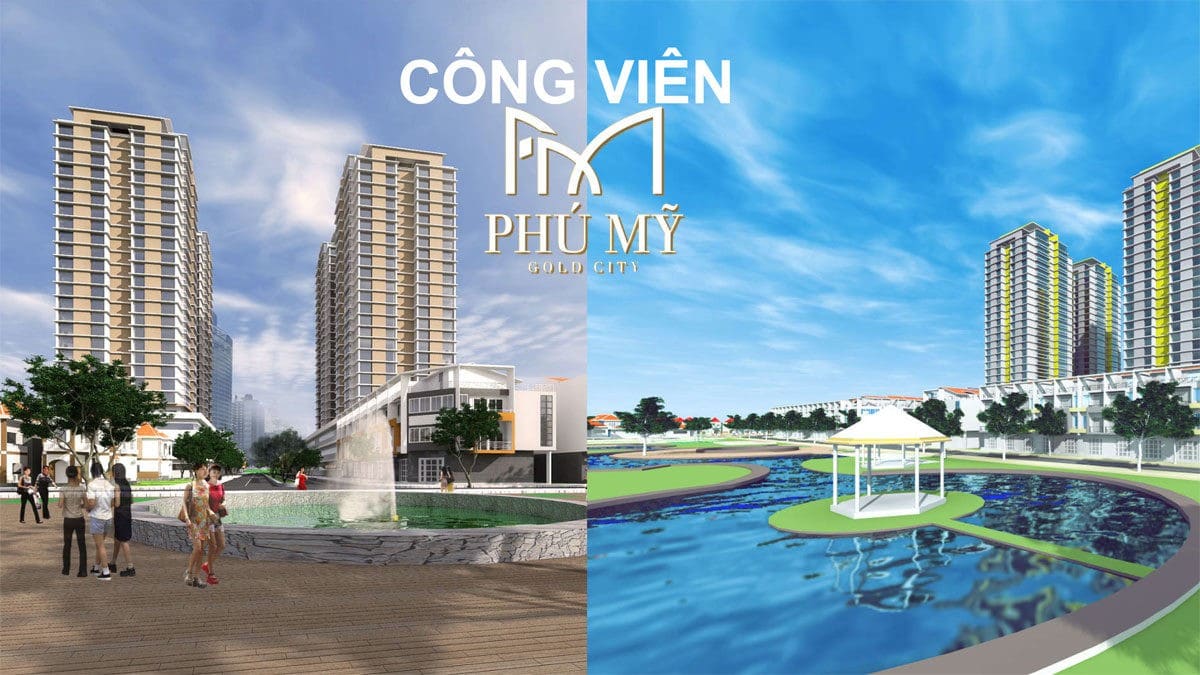 Góc Khu công viên Dự án Phú Mỹ Gold City Góc Khu công viên Dự án Phú Mỹ Gold City