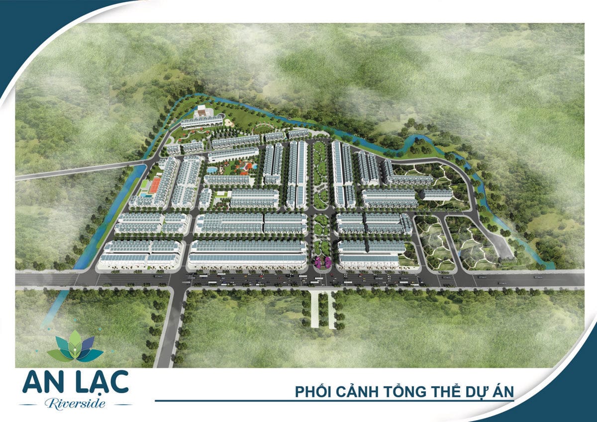 Phối cảnh Tổng thể Dự án An Lạc Riverside Bình Chánh Phối cảnh Tổng thể Dự án An Lạc Riverside Bình Chánh